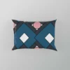 Blue Square Pattern Geometrics Pillow Case