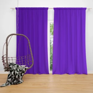 Blue Violet Color Curtain