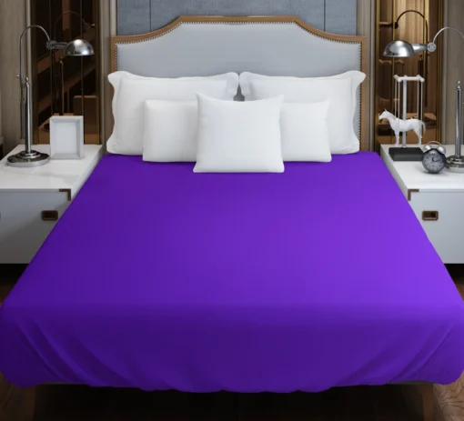 Blue Violet Color Duvet Cover