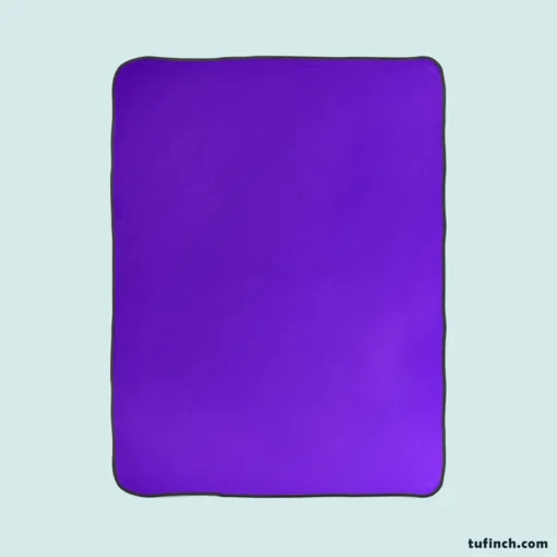 Blue Violet Color Fleece Blanket 1