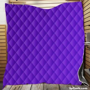 Blue Violet Color Quilt Blanket