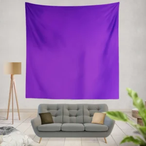 Blue Violet Color Wall Tapestry