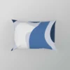 Blue Waves Abstract Background Pillow Case