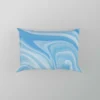 Blue White Abstract Design Pillow Case