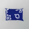 Blue White Floral Pillow Case