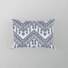 Blue White Ikat Classic Design Pillow Case