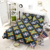 Blue Yellow Floral Ethnic Bedding Set