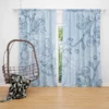 Blueberry Sketch Pattern Curtain