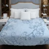 Blueberry Sketch Pattern Duvet Cover