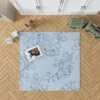 Blueberry Sketch Pattern Rug