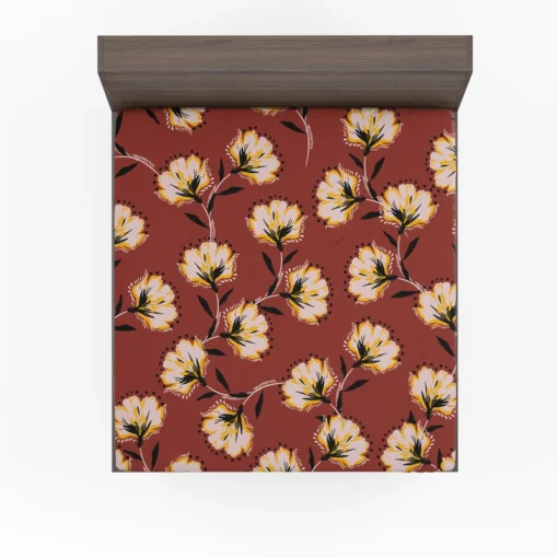 Blumen muster Florals Fitted Sheet