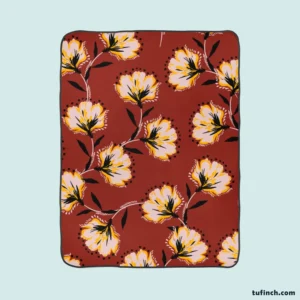 Blumen muster Florals Fleece Blanket 1