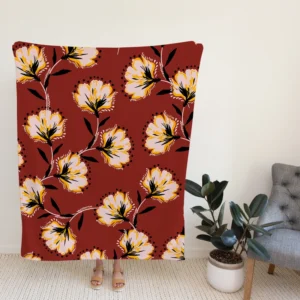 Blumen muster Florals Fleece Blanket