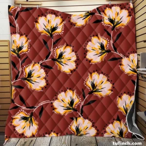 Blumen muster Florals Quilt Blanket