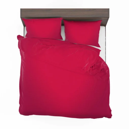 Blurred Red Love Heart Bedding Set 2