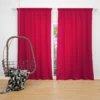 Blurred Red Love Heart Curtain