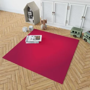 Blurred Red Love Heart Rug 1