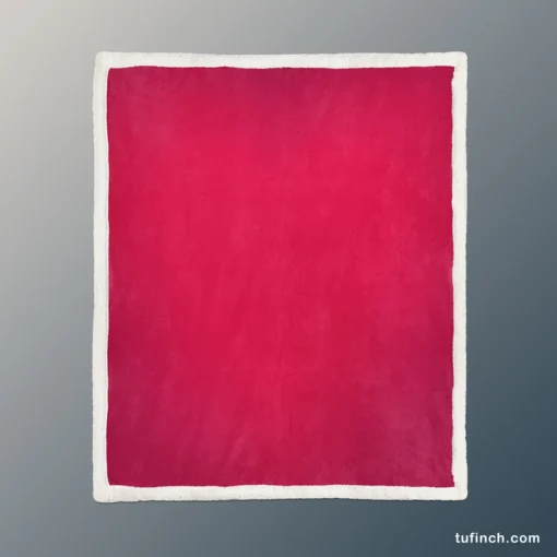 Blurred Red Love Heart Sherpa Fleece Blanket 1