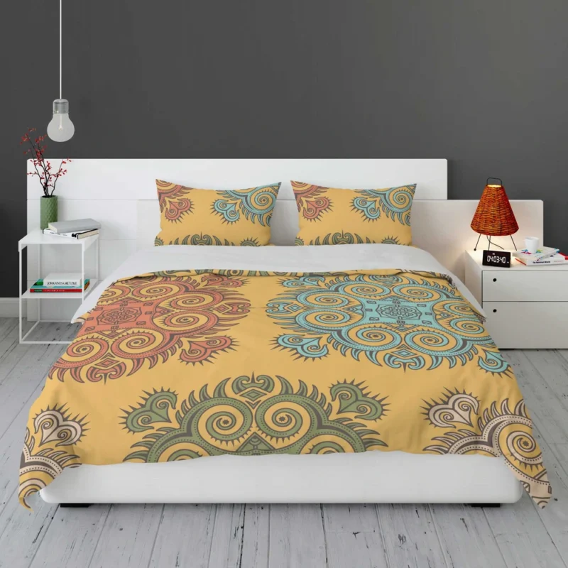 Bohemian Mandala Print Bedding Set 1