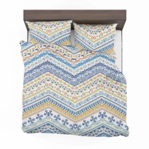 Bohemian Zigzag Ethnic Pattern Bedding Set 1