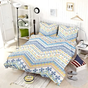 Bohemian Zigzag Ethnic Pattern Bedding Set