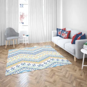 Bohemian Zigzag Ethnic Pattern Rug 2