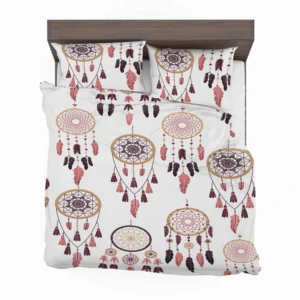 Boho Dreamcatcher Flat Design Bedding Set 2