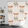 Boho Style Dream Catcher Design Shower Curtain