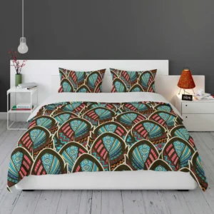 Boho Style Feather Design Bedding Set 1