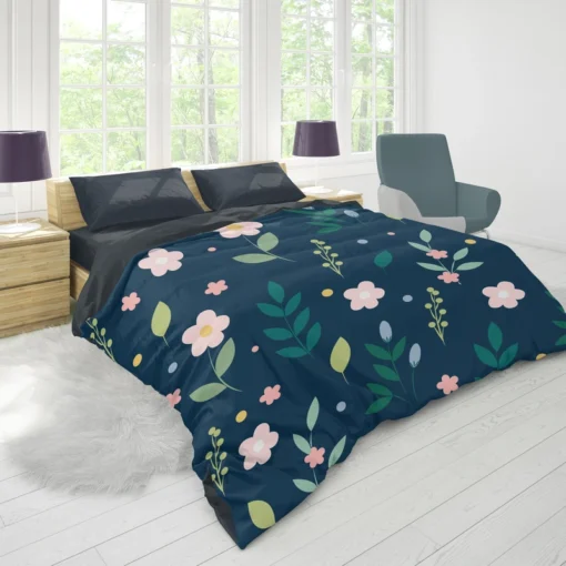 Botanical Floral Pattern Duvet Cover 1