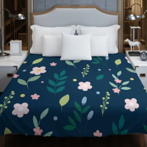 Botanical Floral Pattern Duvet Cover