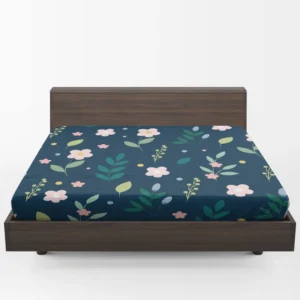 Botanical Floral Pattern Fitted Sheet 1