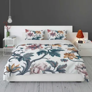 Botanical Floral Toile Bedding Set 1