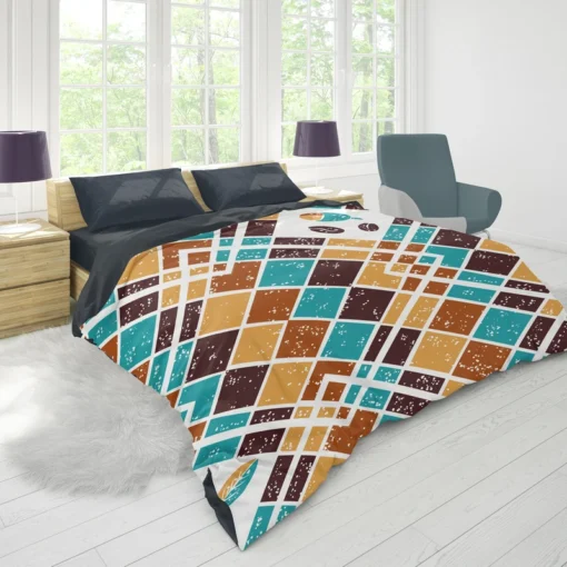 Breathtaking Argyle Pattern Duvet Cover 1