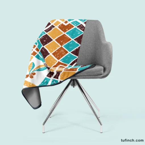 Breathtaking Argyle Pattern Fleece Blanket 2