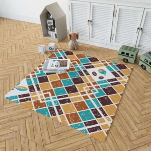 Breathtaking Argyle Pattern Rug 1