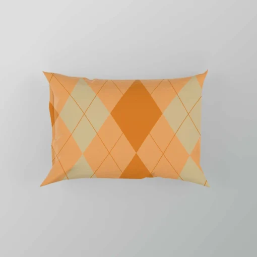 Bright Argyle Pattern Pillow Case