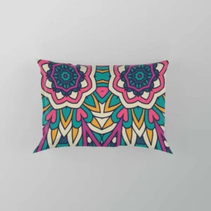 Bright Aztec Tribal Fabric Design Pillow Case