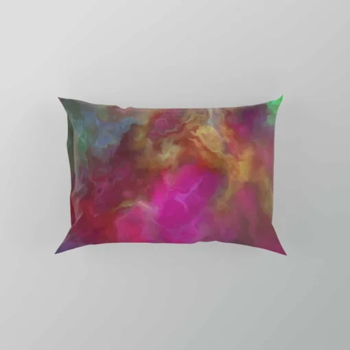 Bright Colored Abstract Pattern Pillow Case