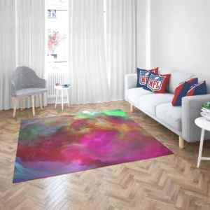 Bright Colored Abstract Pattern Rug 2