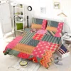 Bright Colorful Patchwork Design Bedding Set