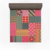 Bright Colorful Patchwork Design Fitted Sheet