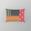 Bright Colorful Patchwork Design Pillow Case