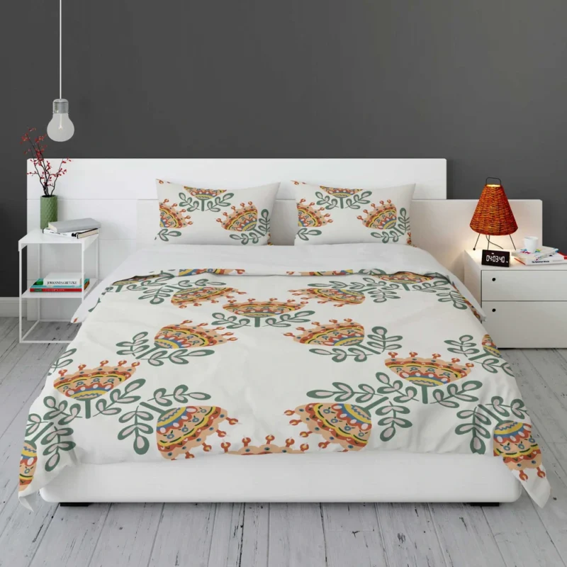 Bright Ethnic Abstract Pattern Bedding Set 1