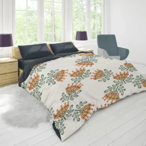 Bright Ethnic Abstract Pattern Duvet Cover 1