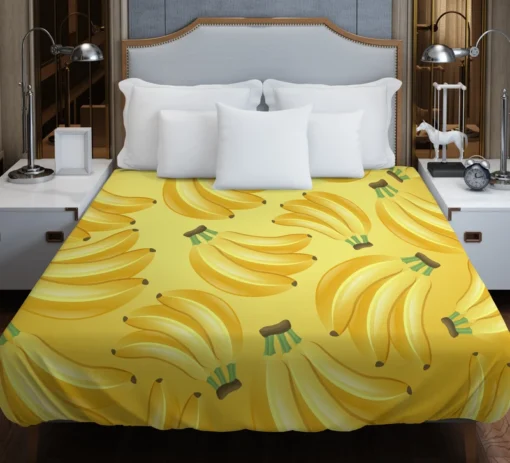 Bunch Of Banana Fruit Duvet Cover