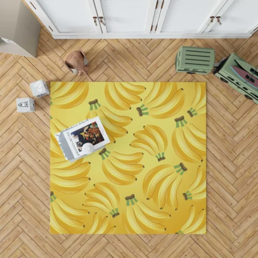 Bunch Of Banana Fruit Rug