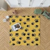 Cartoon Bear Footprints Rug