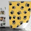 Cartoon Bear Footprints Shower Curtain