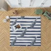 Cartoon Pattern Message In Bottle Rug